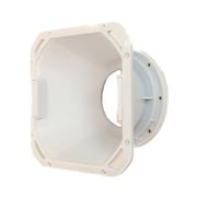 8-in Speaker Despacito Midrange Diffuser Horn with Exponential Flare in White