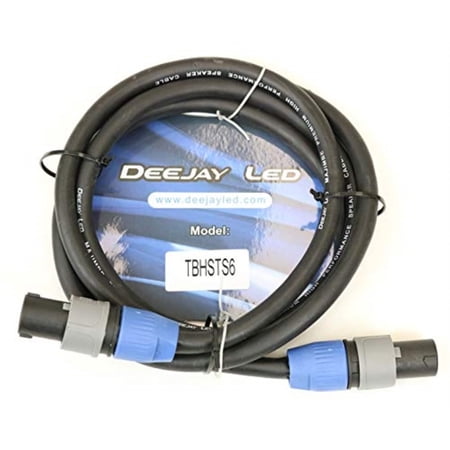 DEEJAYLED 6' Speakon to Speakon Cable