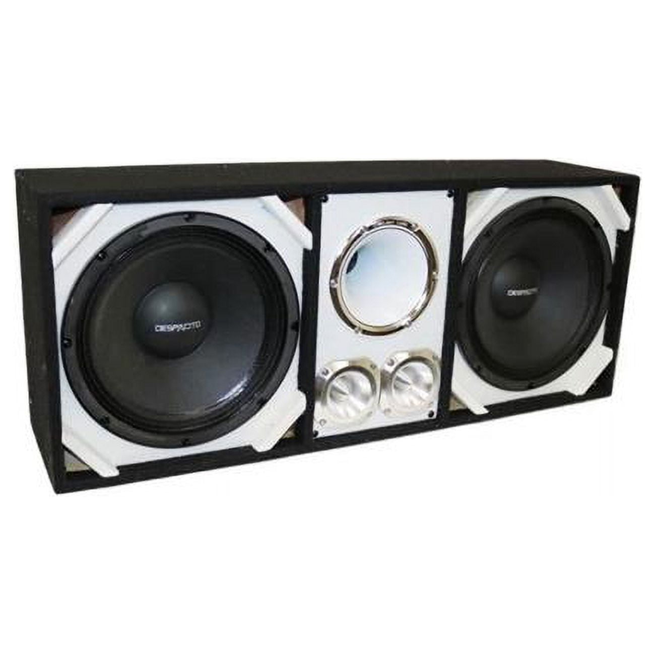 Deejay LED Two Despacito Heavy Duty 12 in. Woofers One Horn with Two