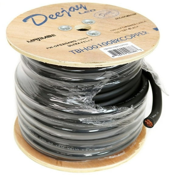DEEJAYLED 2 00 Black Copper Cable