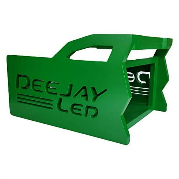 DEEJAY LED TBH1DIN2EQGREEN DEEJAYLED 1 DIN + 2 EQ Green Wooden CASE