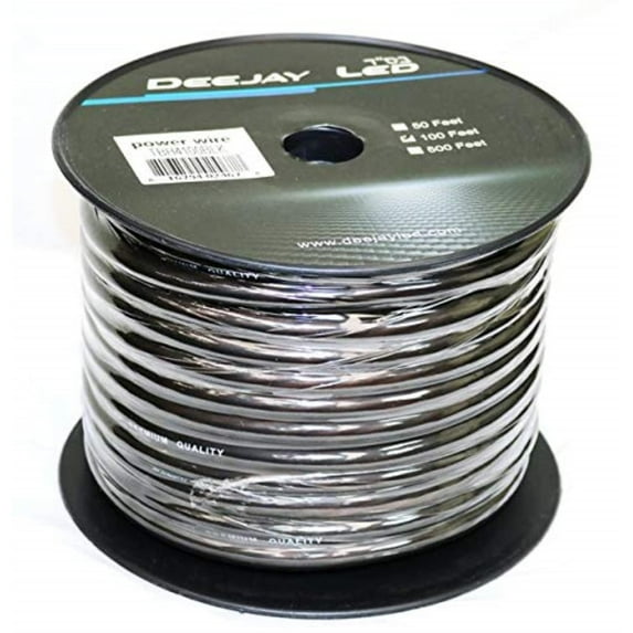 DEEJAY LED DEEJAYLED 4 Gauge 100ft Power Wire