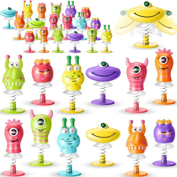 60 Pcs Fun Alien Spring/Jumping/Bouncy Party Favor Toys