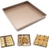 Deep 11 Inch Square Nonstick Baking Pan Carbon Steel Cookie Sheet for Cake Brownie Casserole