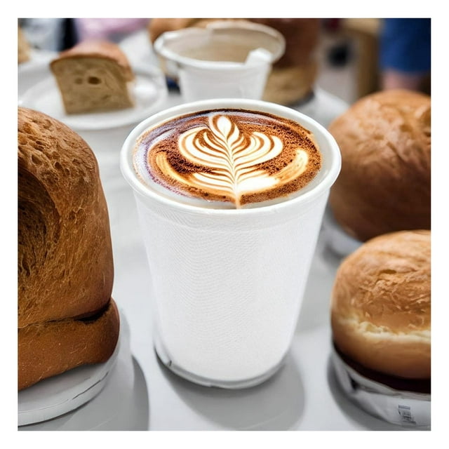 Deep 9 Oz Disposable Food Serving Cups HeavyDuty, 100 Biodegradable