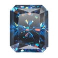 thumbnail image 1 of Deep Blue Radiant Cut Moissanite Stones, 1 of 2