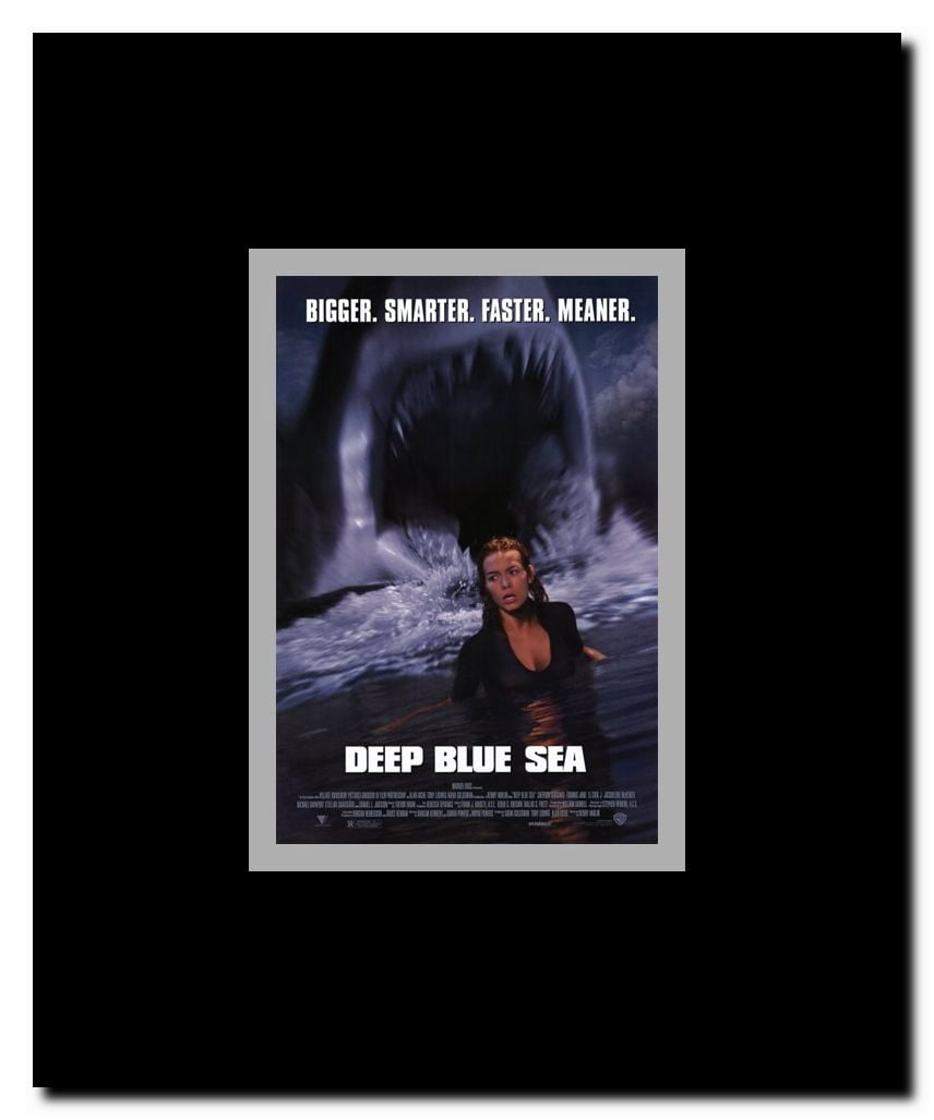 Deep Blue Sea Framed Movie Poster