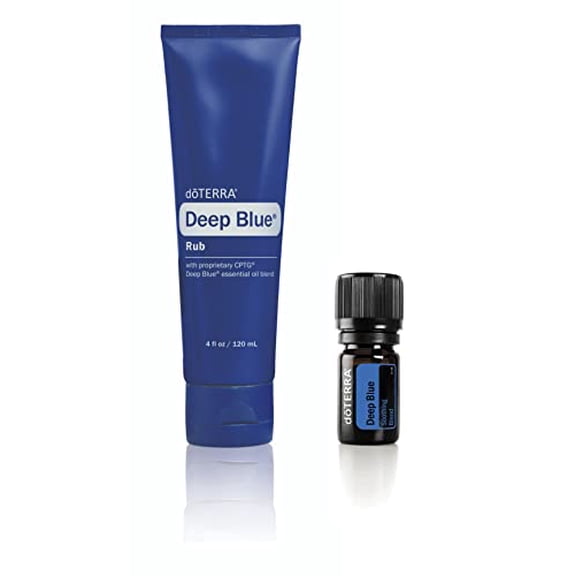 Deep Blue Sore Muscle Rub & Soothing Essential Oil Blend 2 Piece Set