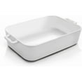 thumbnail image 1 of Ahot Deep Ceramic Baking Dish,  1 Elegant Design Lasagna Dish with Handles - Durable Baking Dish for Lasagna, Baking and Roasting, 1 of 6