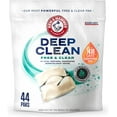 thumbnail image 1 of Deep Clean Free & Clear Power Paks Concentrated Laundry Detergent, Free of Dyes, Perfumes and Phosphates, Dermatologist Tested, 44 Count, 1 of 5