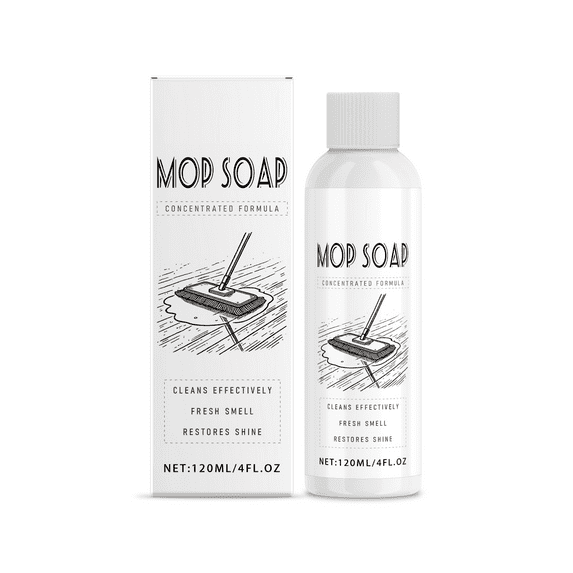 Deep Cleaning Floor Cleaner - Hardwood & Tile Mop Solution, Stain Remover & Polisher, 120ml