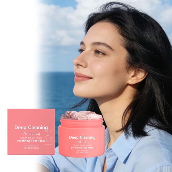 Deep Cleaning Mud Mask for Pores, Exfoliates Skin, Reduces Fine Lines, 60g Tube, 1 Count