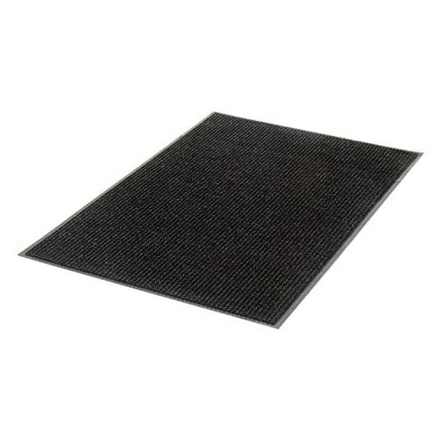 Deep Cleaning Ribbed Entrance Mat, Charcoal, 36 X 48