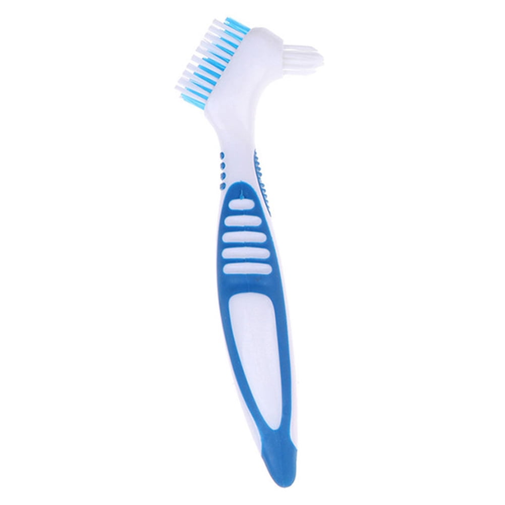 1Pack Denture Cleaning Brush Multi-Layered Bristles False Teeth