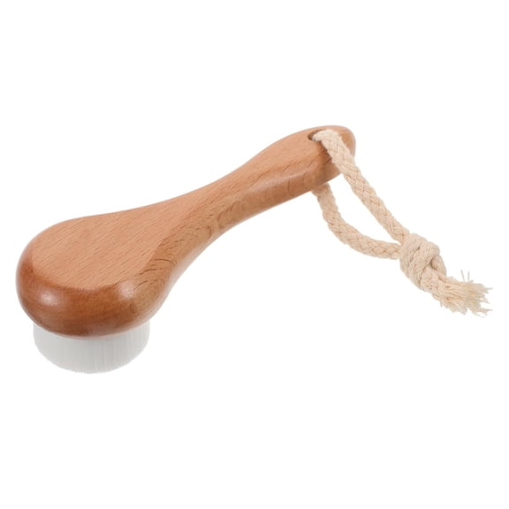 Deep Cleansing Facial Brush with Ergonomic Long Handle for Gentle Exfoliation and Blackhead Removal Soft Bristle Face Scrubber for Daily Skincare Suitable for All Skin Types