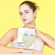 Deep Collagen Retinol Face Lifting Mask,1Box4pcs Under Chin Tightening and Lifting V Line Mask, Smile Line & Forehead Wrinkle Firming Lift Facial Masks for Women,Korean Skin Care