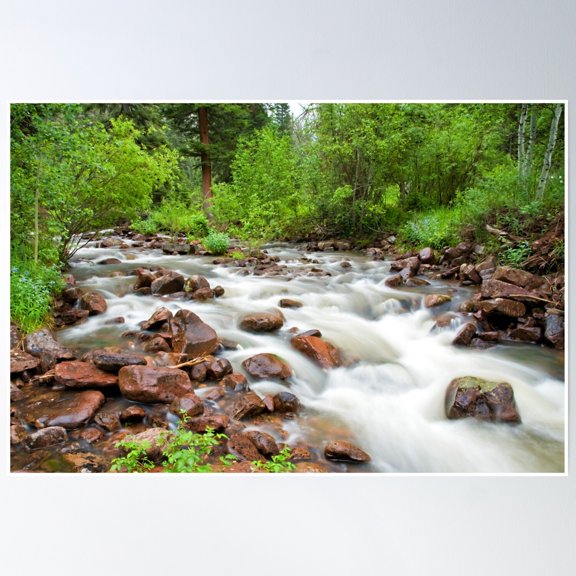 Deep Creek Poster Wall Art, Modern Wall Decor, 8x12 UNFRAMED