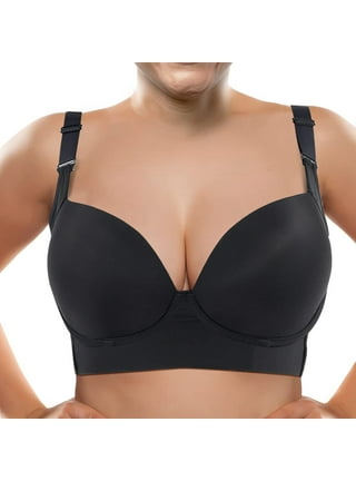 Wire-Free Bra For Women, Thin Type, To Reduce Chest And Armpit Fat, Prevent  Sagging, Full Coverage Cup, Plus Size, Front Button Buckle, Gathering