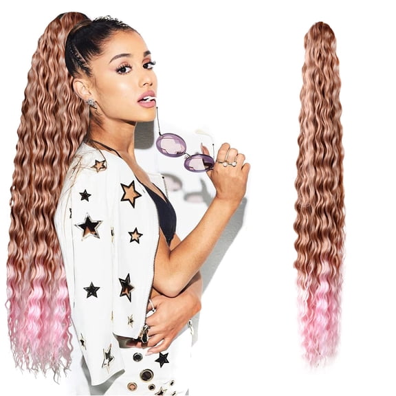 Deep Curly Human Hair Bundle - Water Wave Brazilian Virgin Hair, Double Weft Hair Extensions, Soft & Silky Full Weave, True to Length, Natural Shine, 1 Bundle, Wet and Wavy