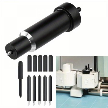 Deep Cut Blade for Cricut Maker 3/4/Maker/Explore 3/4/Air 2/Air/One/Venture,60° Deep Point Blade and Housing for Cutting Metallic/Genuine Leather,Craft/EVA Foam,Aluminum Foil,Magnetic Sheet,Etc