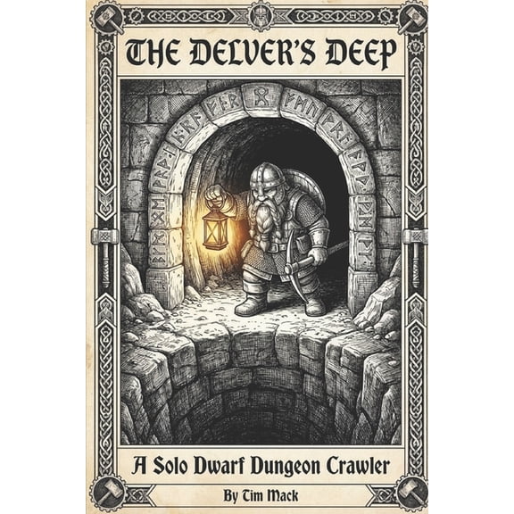Deep Delving: A Solo Dwarf Dungeon Crawler, (Paperback)