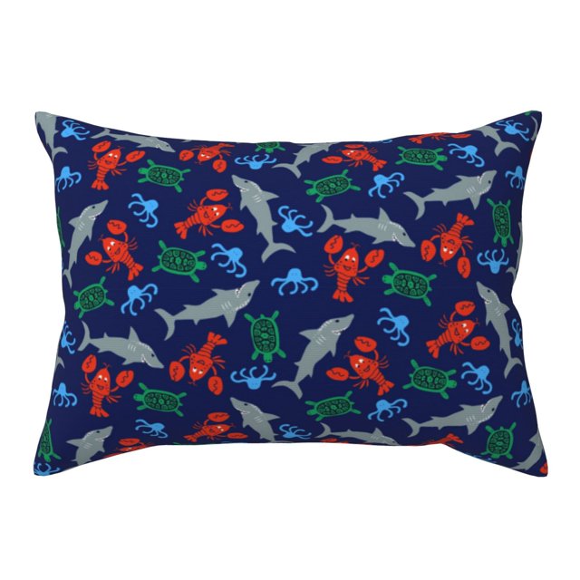 Deep Down In The Ocean Super Soft Pillow Case 20x26, Breathable