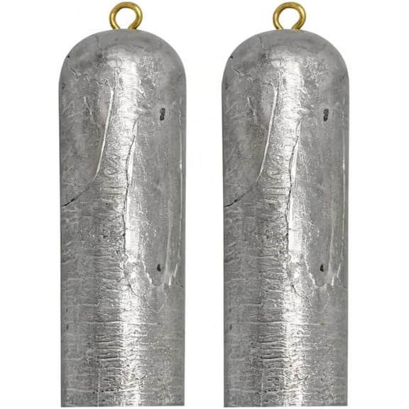 Deep Drop Weights - Offshore Fishing - Swordfish & Cod Weights (Ucoated, 3lbs 2pcs)