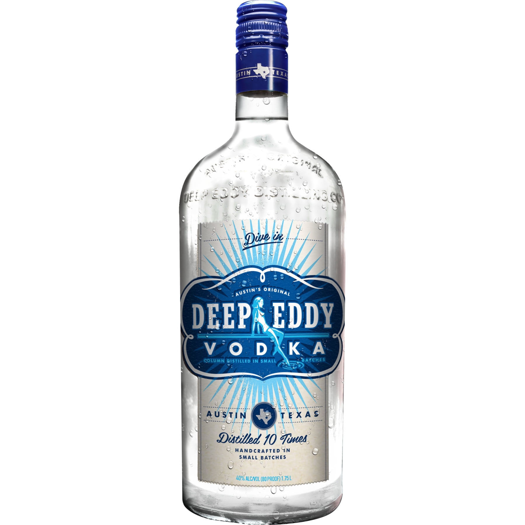 Deep Eddy Vodka, 1.75 L Bottle, 40% ABV - Walmart.com