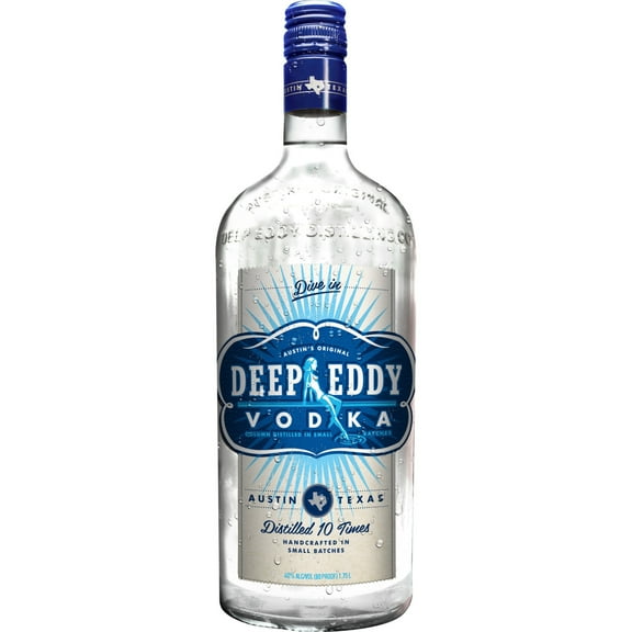 Deep Eddy Vodka, 1.75 L Bottle, 40% ABV