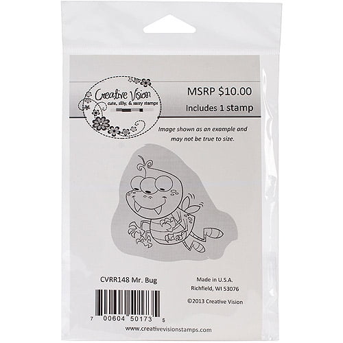 Deep Etch Red Rubber Stamp