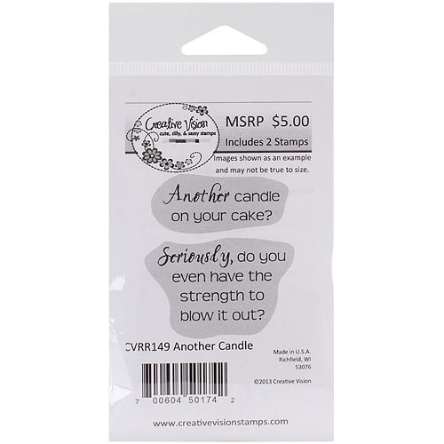 Deep Etch Red Rubber Stamp