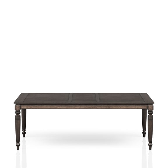 Deep Expandable Dining Table, 7.5 In. Package Height Coffee 126.2 Lb Weight, Veneers