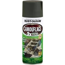 Deep Forest Green, Rust-Oleum Camouflage 2X Ultra Cover Spray Paint, 12 oz