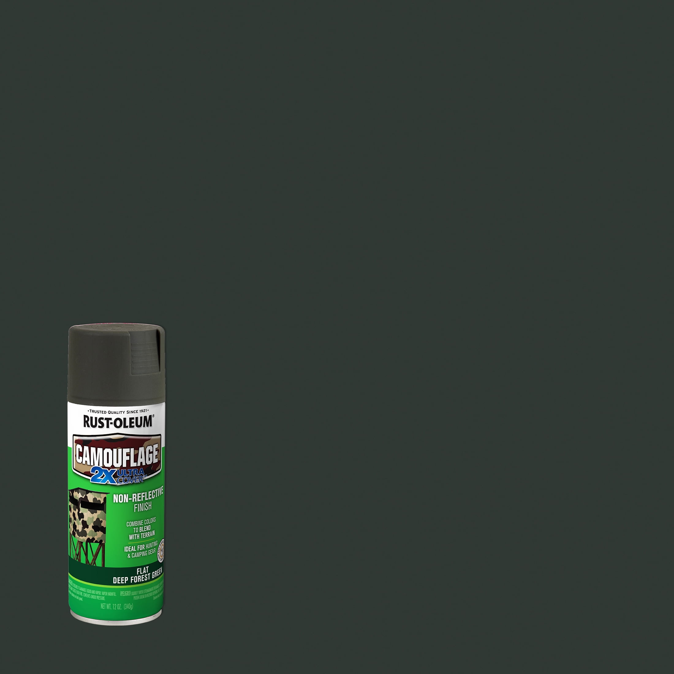Deep Forest Green, Rust-Oleum Specialty Camouflage Spray Paint- 12 oz, 6 Pack