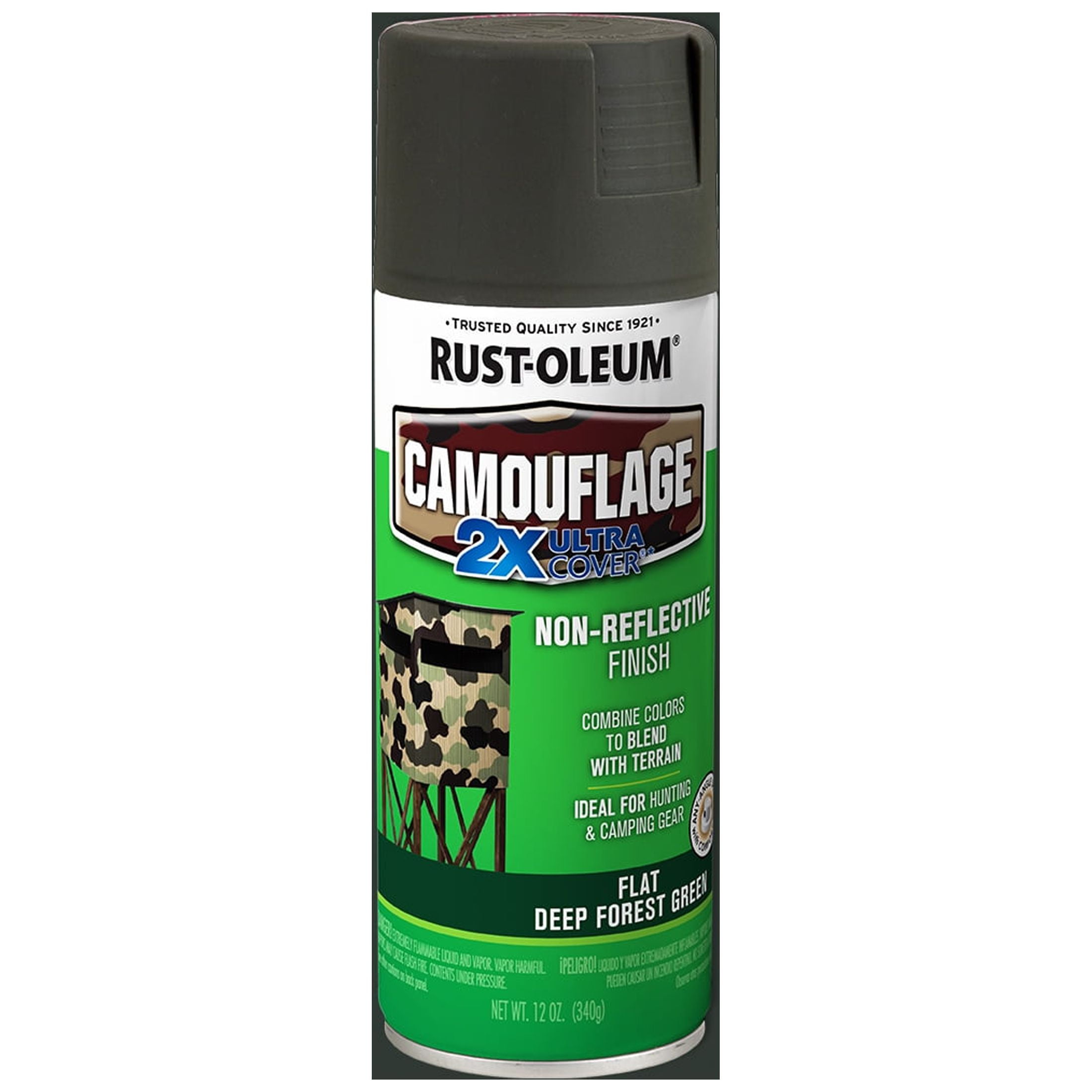 Deep Forest Green, RustOleum Specialty Camouflage Spray Paint 12 oz