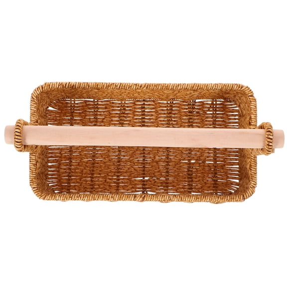 HONITANO Woven Storage Basket PP 1Pack 11.2x6.9x5.5in