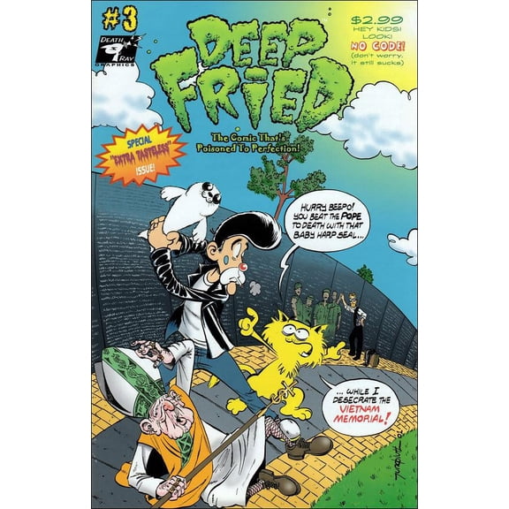 Deep Fried #3 VF ; Death Ray Comic Book