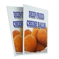 thumbnail image 1 of Deep Fried Cheese Balls (2-PACK) 24" x 36" Plastic Signs | Sign Insert 4mm Corrugated Plastic Signs Storefront Window Poster, 1 of 2