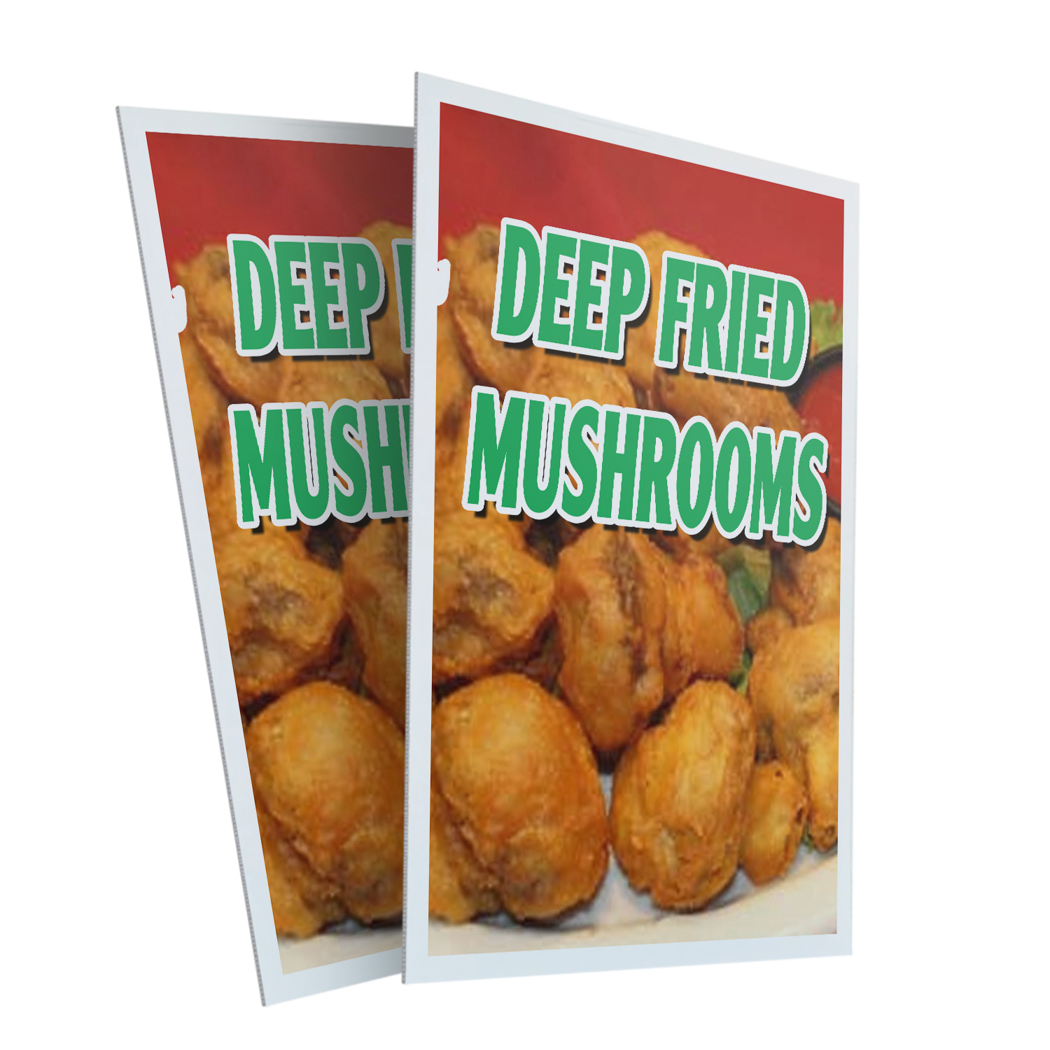 Deep Fried Sign Deep Fried Mushrooms (2-PACK) 24
