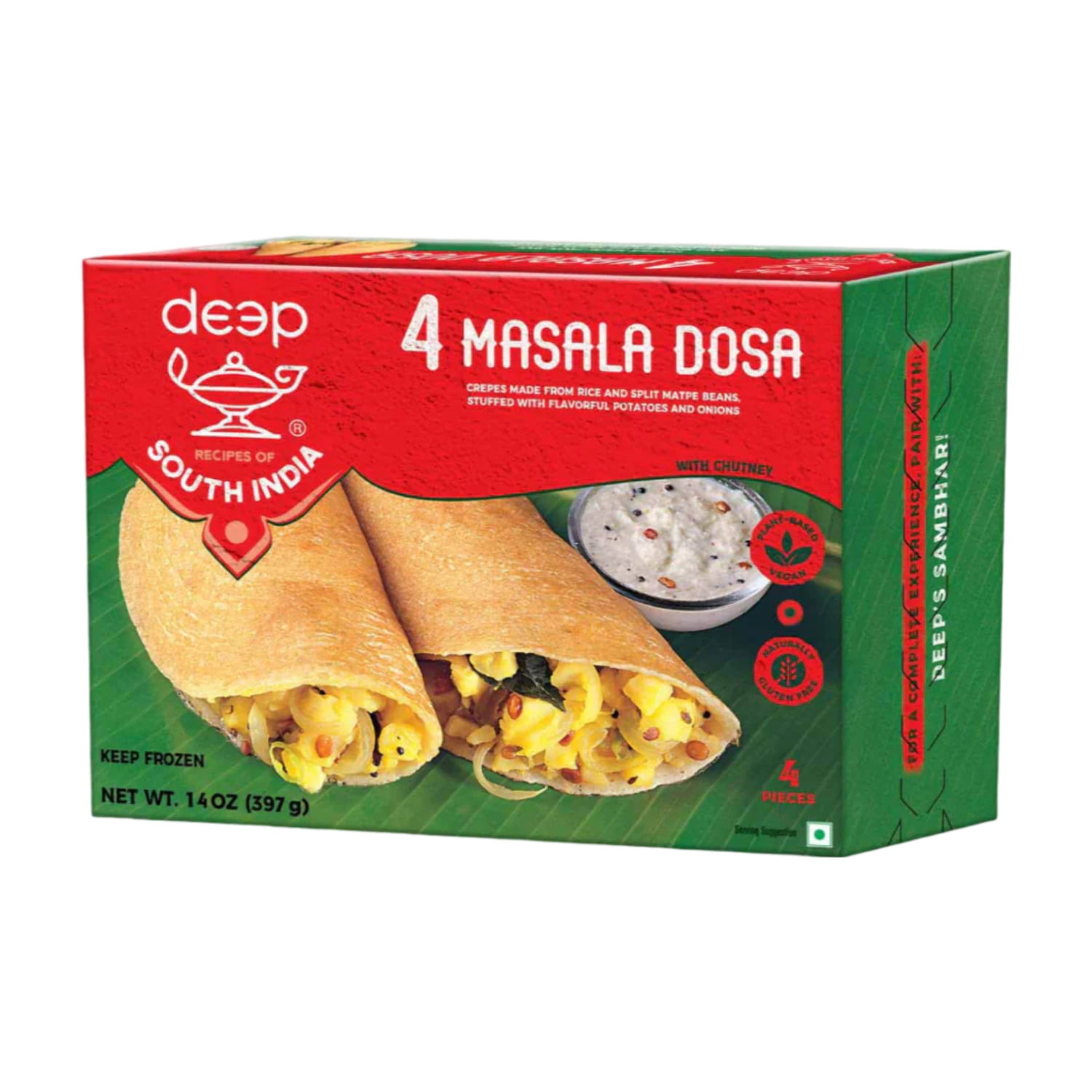Deep Frozen Masala Dosa 397g - Walmart.com