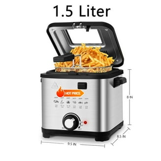 Cuisinart Compact Deep Fryer with Electric Temperature