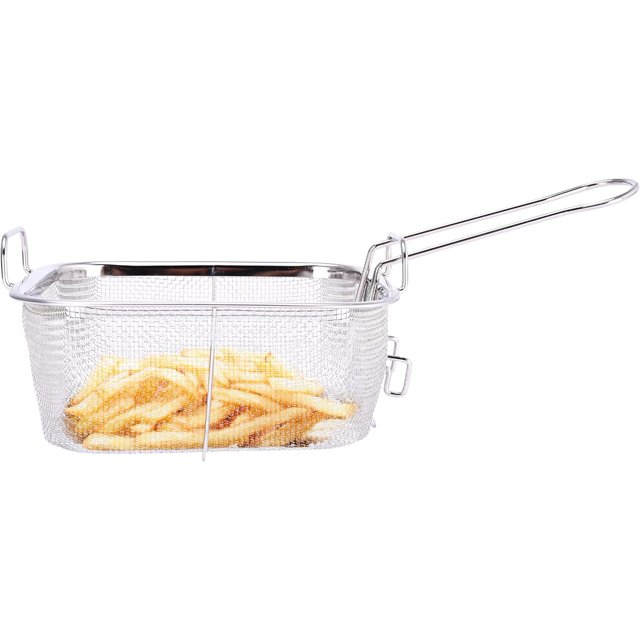 Deep Fryer Basket, 3.3"X7.8" Deep Fry Food Baskets With Long Handle
