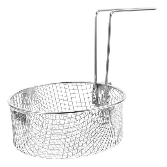 Deep Fryer Basket Fry with Handle Snack Fry Basket Multipurpose Frying Basket