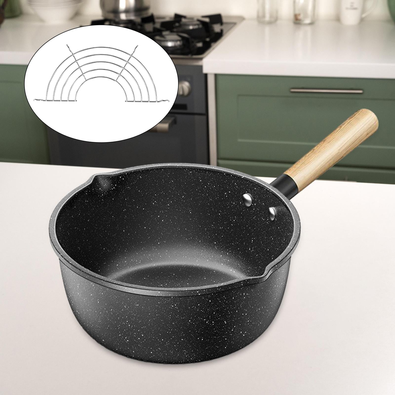 Deep Fryer Pot Japanese Style, Tempura Fryer Pan Deep Frying Pans, Nonstick for Fried Chicken