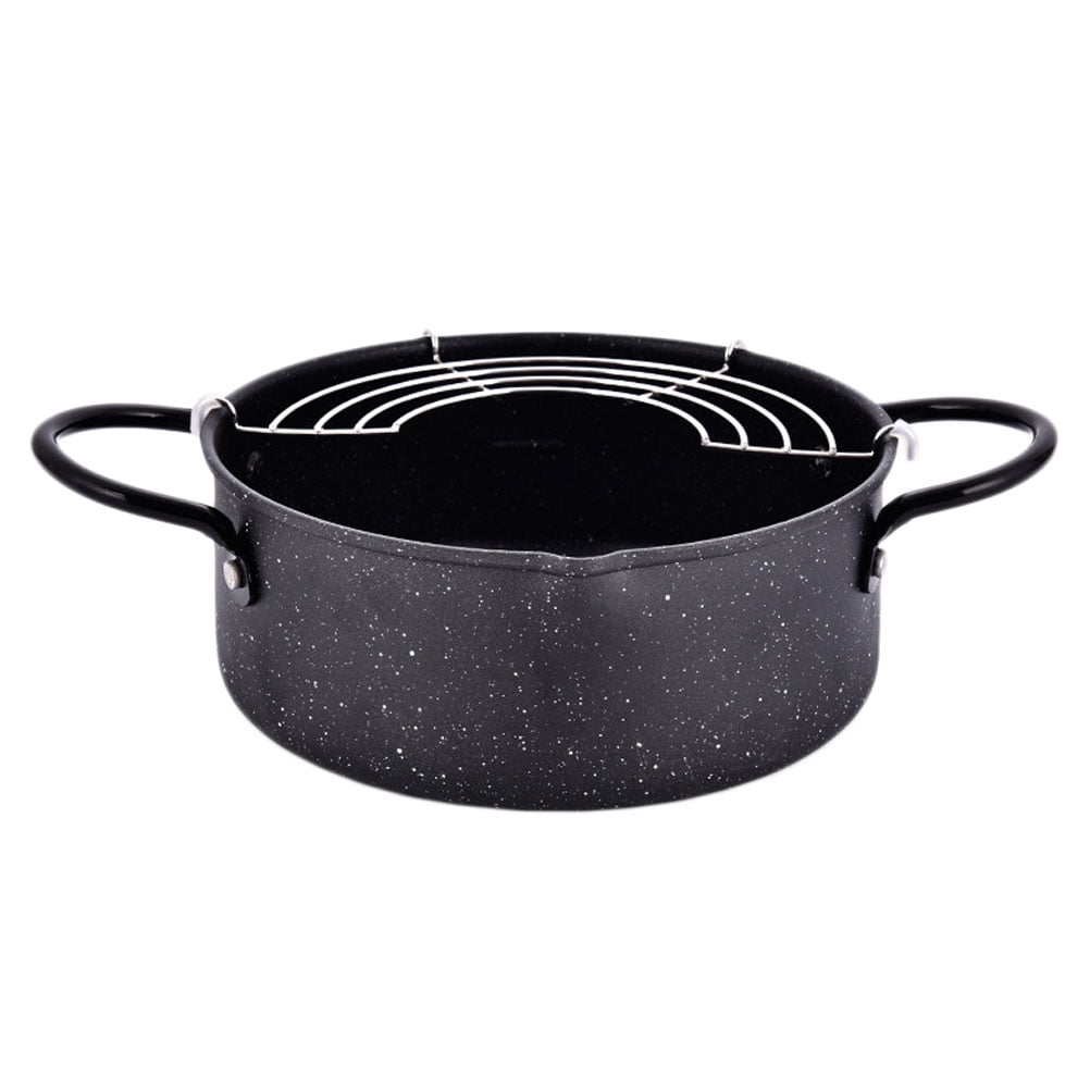 Deep Fryer Wok Detachable Fryer Chicken Wings Fryer Omlettee Pan
