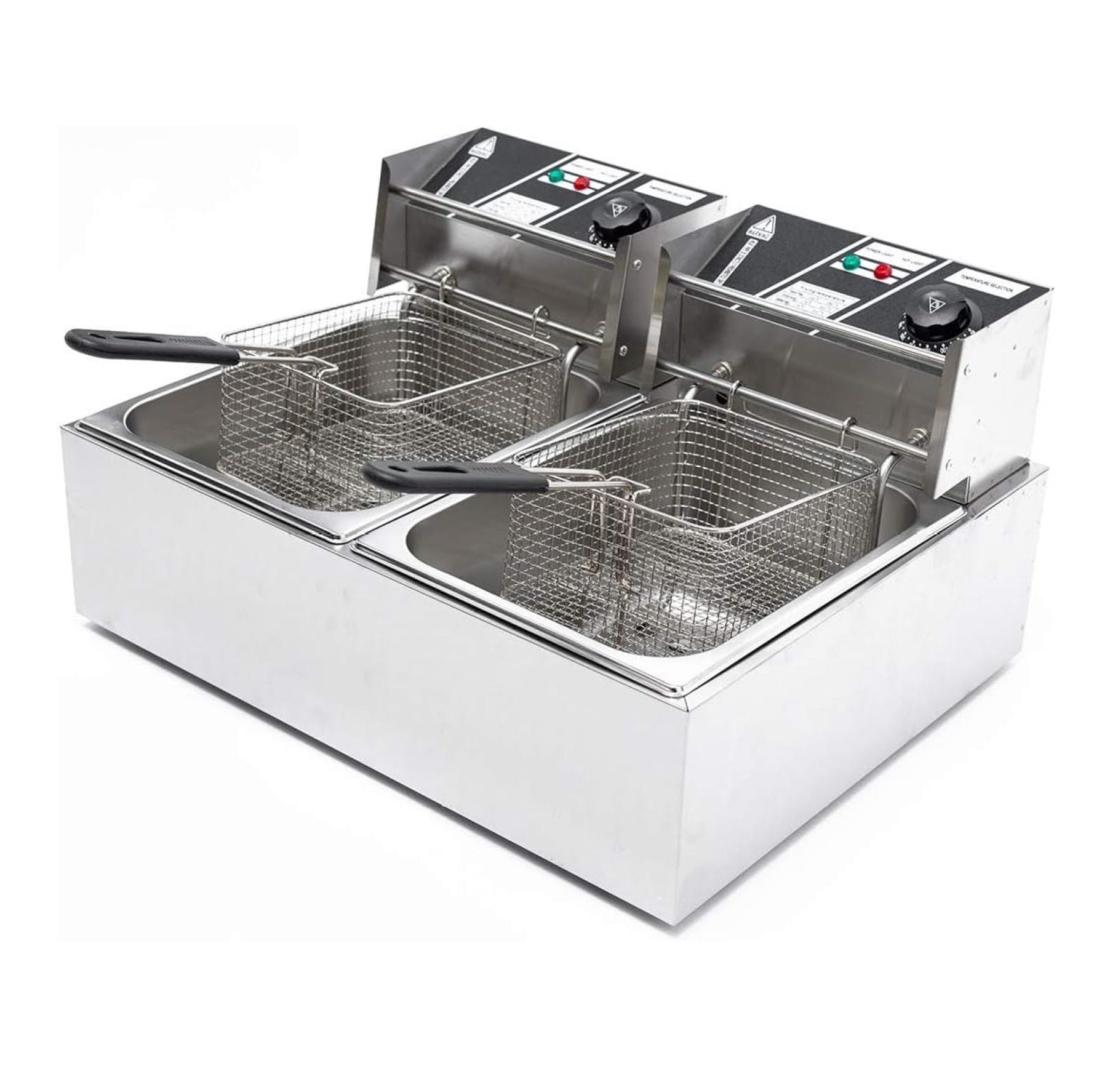 Deep Fryer with Basket, Fry Daddy, Fryers with Baskets, Countertop Stainless Steel, French Fries