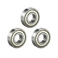 thumbnail image 1 of Deep Groove Ball Bearing 6001Z Single Shield, 12mmx28mmx8mm Chrome Steel 3-Pack, 1 of 4