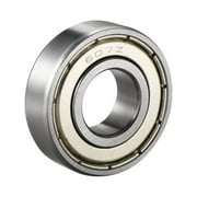 Deep Groove Ball Bearing 607Z Single Shield, 7mmx19mmx6mm Chrome Steel