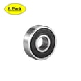 thumbnail image 1 of Deep Groove Ball Bearing 608RS Double Sealed, 8mmx22mmx7mm Carbon Steel, 8Pcs, 1 of 4