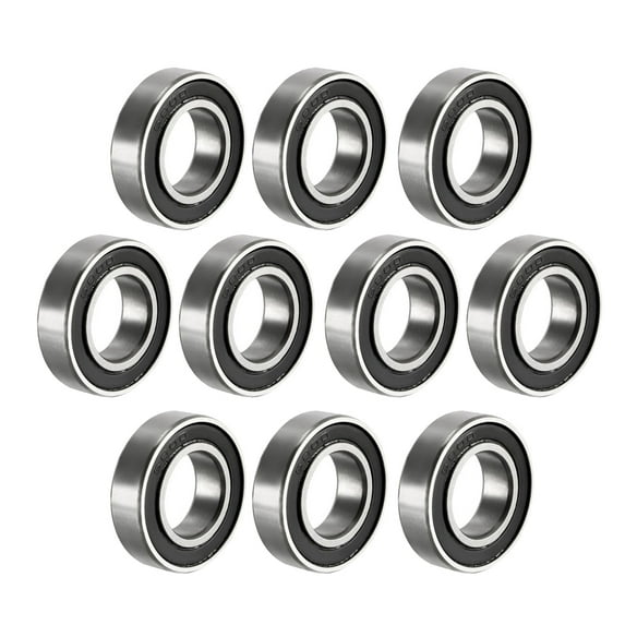 Deep Groove Ball Bearing 6800RS Double Sealed, 10mmx19mmx5mm Carbon Steel 10Pcs